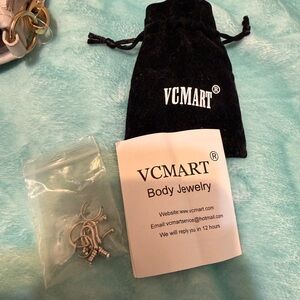 Silver Body Jewelry Set